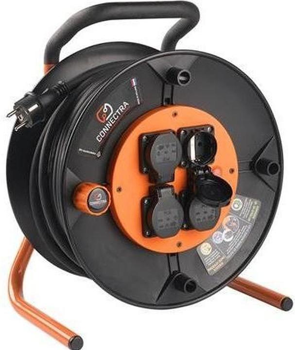 Actual product image Connectra 47.866.10 Kabeltrommel EXPERT PRO - 25m - H07RN-F - 3 G 2,5 mm² (25 m, 2.50 mm²)