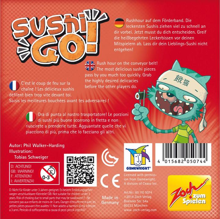 Image du produit Zoch Sushi Go (Allemand, Français, Italien, 3 - 5 Joueur)