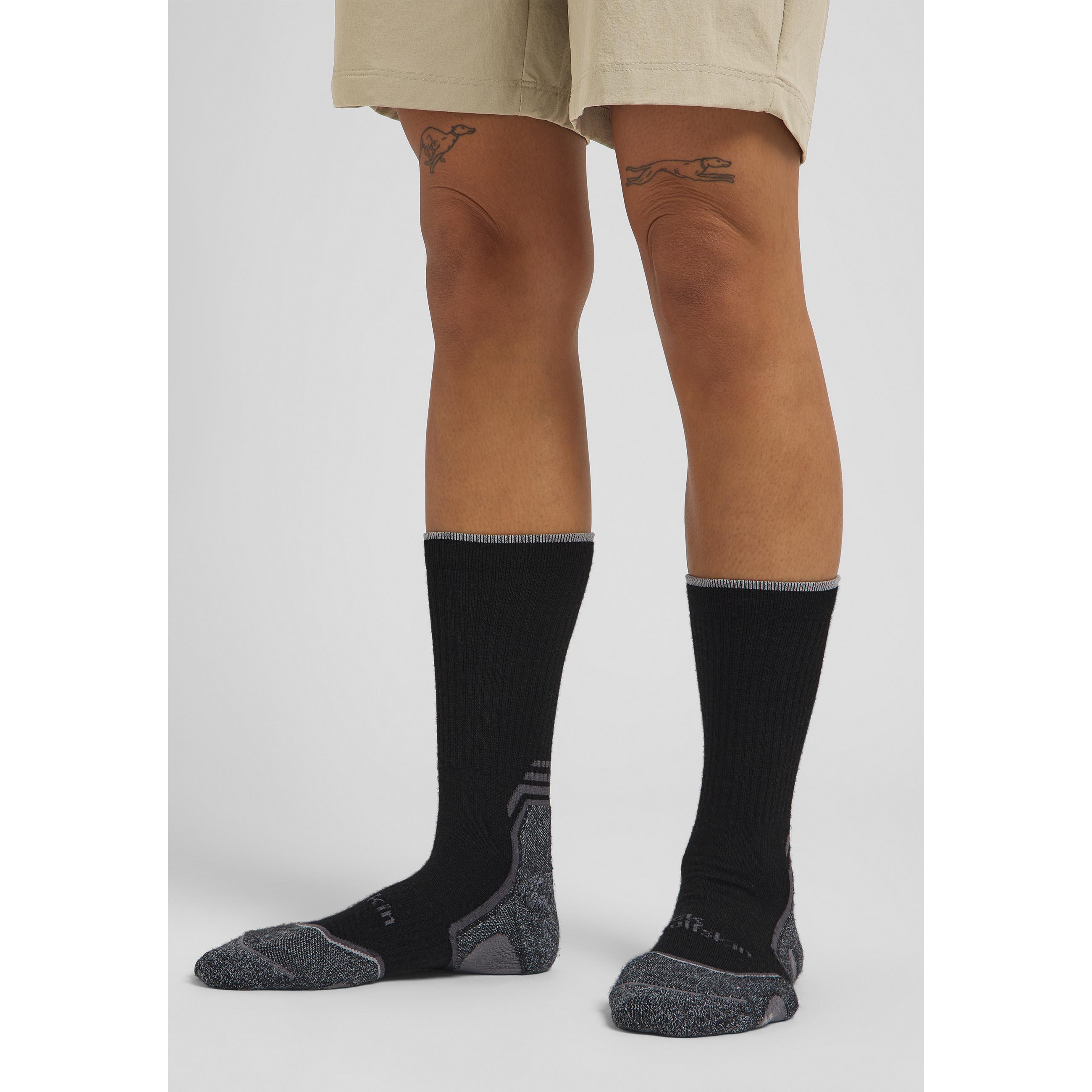 Jack Wolfskin, Herren, Sportsocken, Hike Merino Sock Cl C (44 - 46), Schwarz