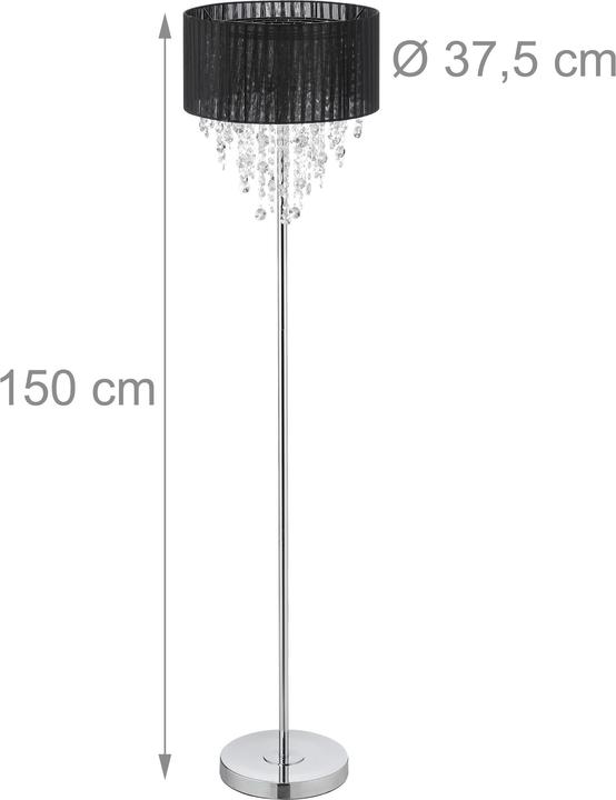 Image du produit Relaxdays Lampadaire (E27)
