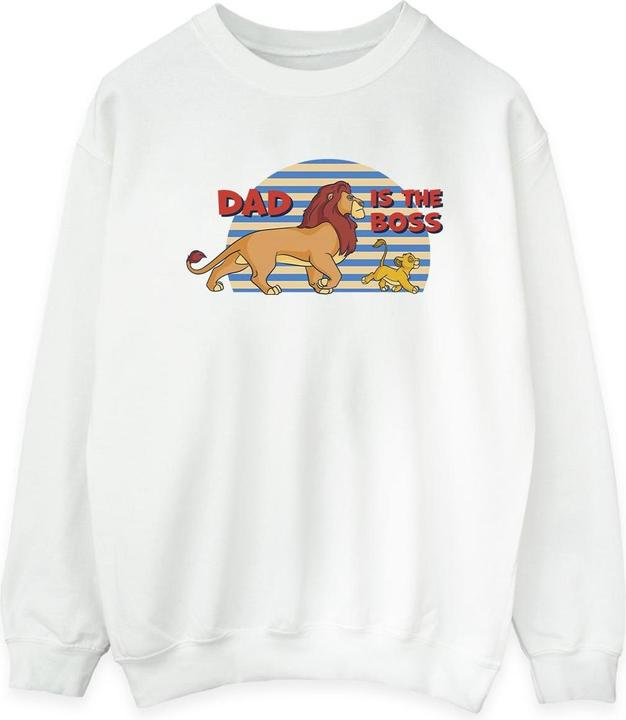 Actual product image Disney Womens/Ladies The Lion King Dad Boss Sweatshirt (L)