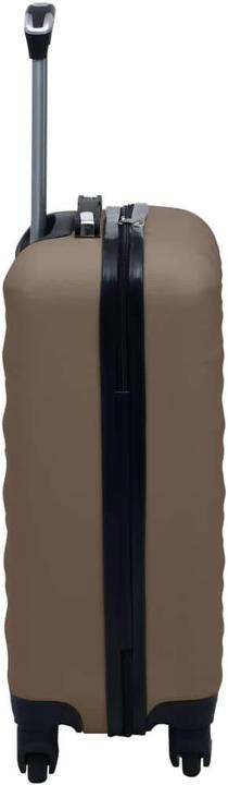 Actual product image vidaXL Hard Shell Trolley, Brown