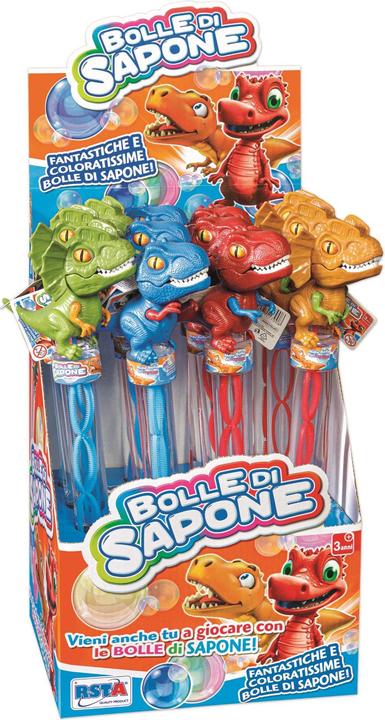 Actual product image Rs Toys SPADA BOLLE DI SAPONE DINO 135 ML 4 ASS.