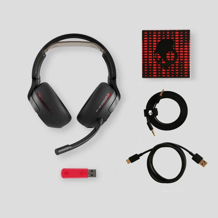 Actual product image Skullcandy Crusher Plyr 720 Wireless Gaming Headphones, black (Wireless)