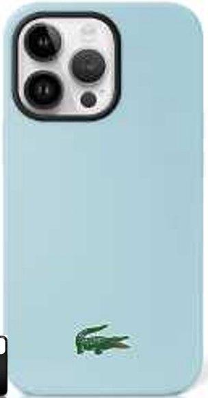 Produktbild Lacoste LCHMN61SLOLB iPhone 11 / Xr 6.1" jasnoniebieski/light blue hardcase Silicone Croc Logo MagSa (Apple iPhone 11, Apple iPhone XR)