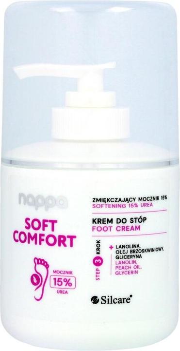 Silcare Nappa Cream Moisturizing And Exfoliating Stap Cream From Urea 15% (Fussbad, 250 ml)