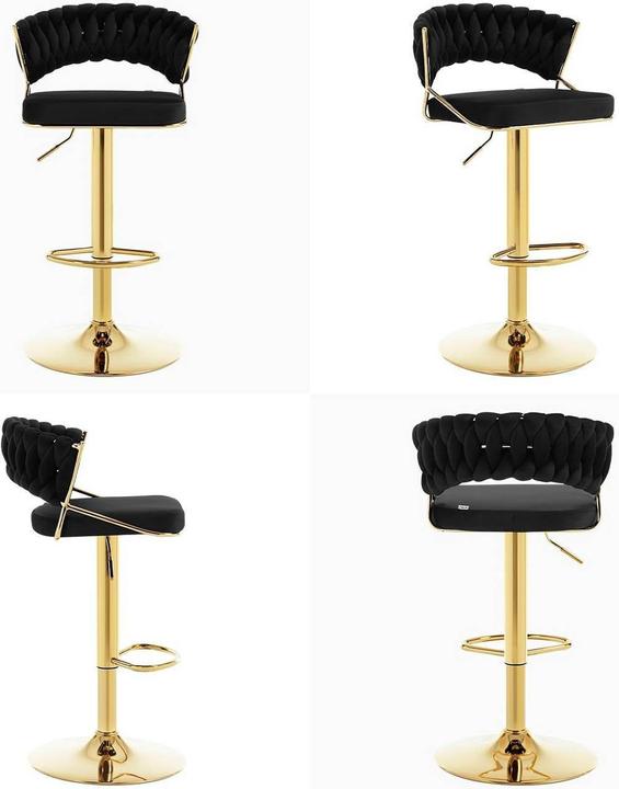 Produktbild Woltu 2x Barhocker höhenverstellbar