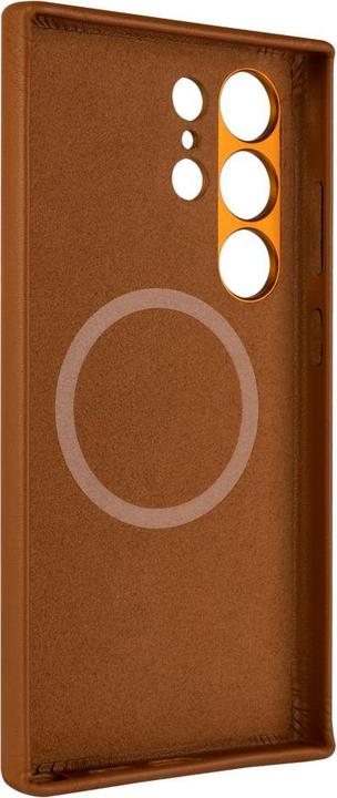 Image du produit Fixed Étui en cuir MagLeather pour Samsung Galaxy S24 Ultra 5G - Brown (Samsung Galaxy S24 Ultra)