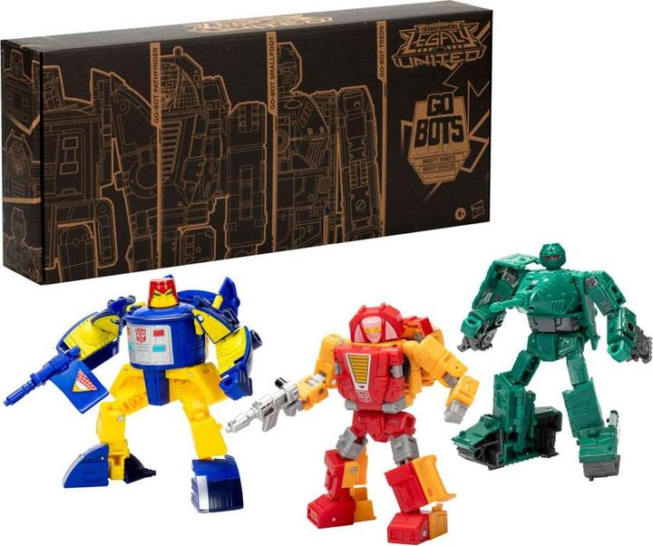 Immagine prodotto Hasbro Transformers Legacy United Deluxe Class Action Figures 3-Pack Go-Bot Guardians 14 cm