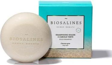Image du produit Biosalines Shampoing solide à l'argile verte pour cheveux gras (Shampoing solide)