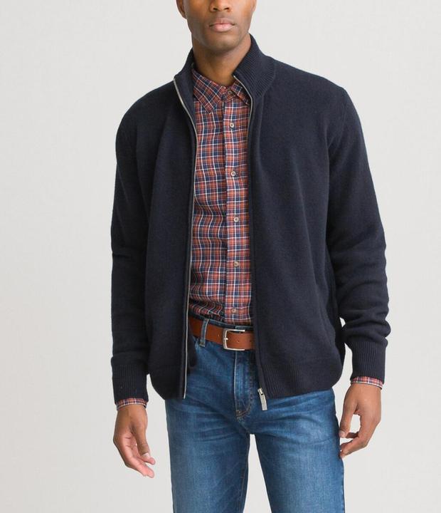 Produktbild La Redoute Collections Strickjacke aus 100% Lambswool (XL)