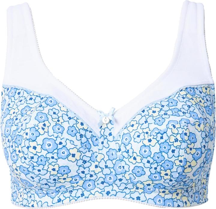 Image du produit Ulla Popken Soutien-gorge de maintien, sans armatures, motif à fleurs - bonnet C-F (130 E)