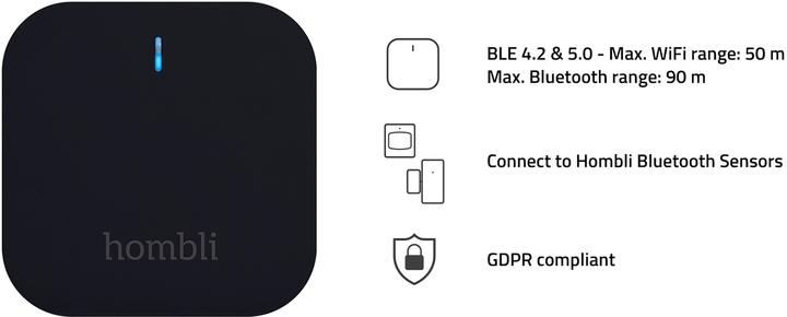 Actual product image Hombli Smart Bluetooth Sensor Kit Black (90 m)