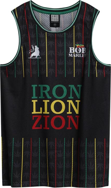 Actual product image Amplified Mens Bob Marley Basketball Jersey (M)