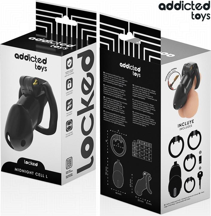 Produktbild Addicted toys Locked - Mindnight Cell Peniskã„Fig Grã–Sse L