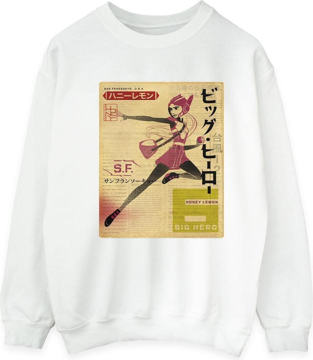 Produktbild Disney Big Hero 6 Baymax Honey Lemon Newspaper Sweatshirt (M)