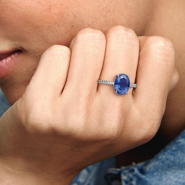 Produktbild Pandora Sparkling Statement Halo Ring (48, 925 Silber)
