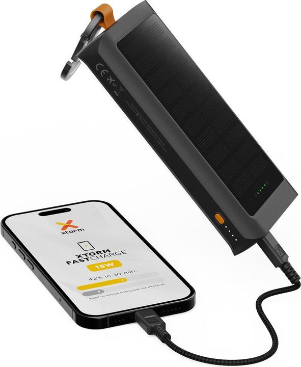 Immagine prodotto Xtorm 15W, 1x USB-C, 1x USB-A Solar Power Bank (10000 mAh, 15 W, 37 Wh)