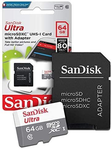 Produktbild SANDISK Ultra Lite microSDXC (64 GB, microSDXC, U1, UHS-I)