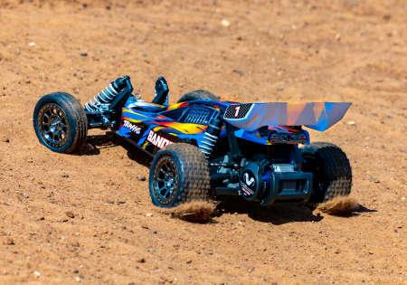 Produktbild Traxxas Bandit VXL blau BL 2.4GHz TSM ohne Akku/Lader (RTR Ready-to-Run)