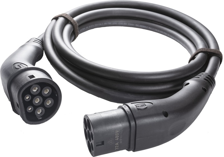 Produktbild Webasto Ladekabel Mode 3 Typ 2 3-phasig 22KW (Typ 2, 22 kW, 32 A, 4.50 m)
