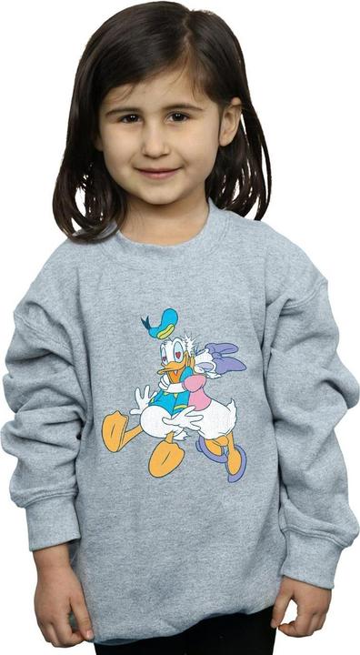 Produktbild Disney Donald And Daisy Duck Kiss Sweatshirt Mädchen (152, 158)