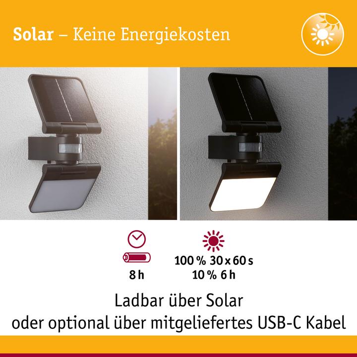 Actual product image Paulmann Lesly solar wallwasher (1600 lm, IP65)