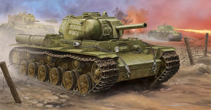 Trumpeter Soviet KV-8S Heavy Tank
