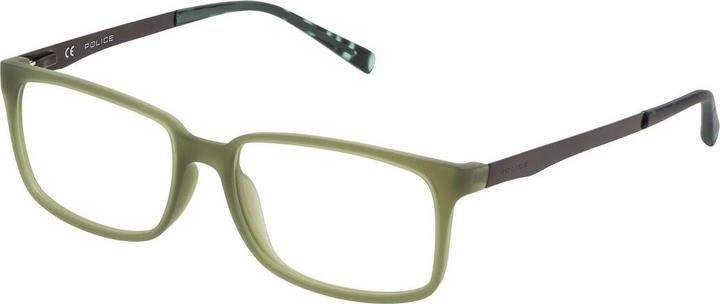 Actual product image Police Eyeglasses for Men VPL259M5406AG Made in Italy 57-17-140