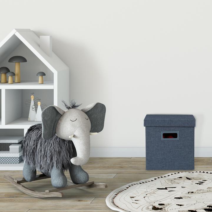 Actual product image Relaxdays storage footstool