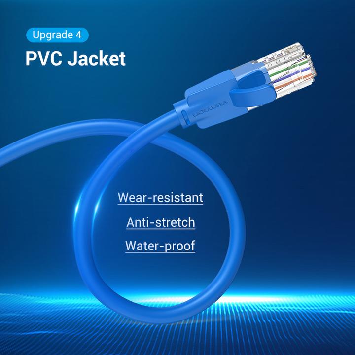 Actual product image Vention Cat.6 UTP Patch Cable 1M Blue (U/UTP, CAT6, 1 m)