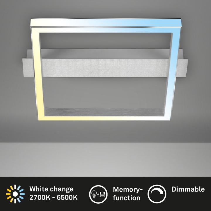 Produktbild Briloner LED Deckenleuchte, alu-chrom, LED/23W (2600 lm)