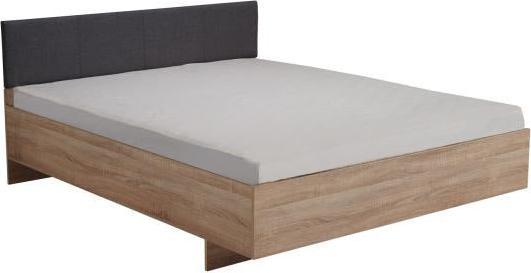Immagine prodotto Homestyle4u Letto matrimoniale Letto in legno Letto imbottito Letto in tessuto (160 x 200 cm)