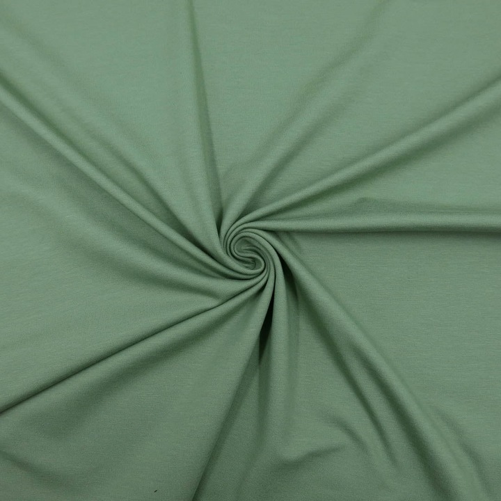 Immagine prodotto Stoffrestposten Jersey di cotone - Colore scuro menta vecchia - Quantità minima di vendita: 1 metro