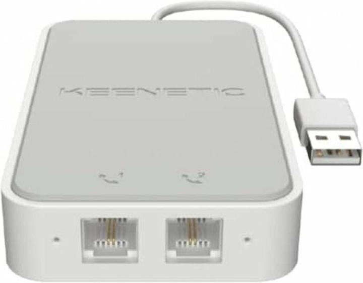 Produktbild Keenetic Linear Zwei-Port-USB-Adapter für Analogtelefone (USB, RJ11 (2x))