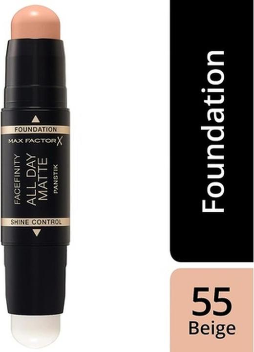 Actual product image Max Factor Facefinity All Day Beige Matte Pan Foundation (55 Beige)