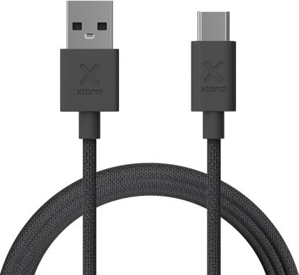 Xtorm USB-A -> USB-C 1.0m Go2 Cable black (1 m, USB 1.0, 60 W)