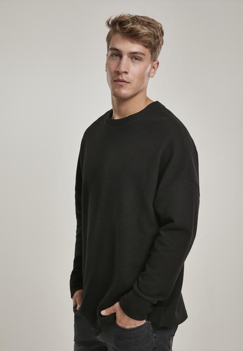 Actual product image Urban Classics Cut On Sleeve Naps Interlock Crew (M)