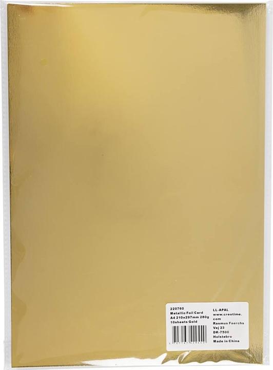 Produktbild Creativ Company Metallic-Folienkarton (280 g/m², 10x)