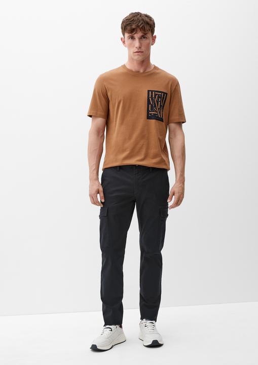 Produktbild s.Oliver Hose Regular: Elastische Cargohose (W32/L34)