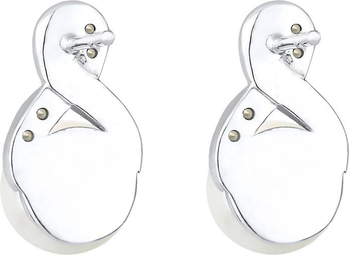 Immagine prodotto Elli Infinity, Perla, Orecchini di perle (Argento 925, Perle coltivate d'acqua dolce, Cristallo di vetro)