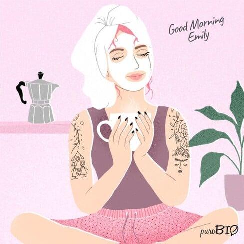 Actual product image Puro Bio Emily (Face Mask, 1 unit, Relax and Fun)