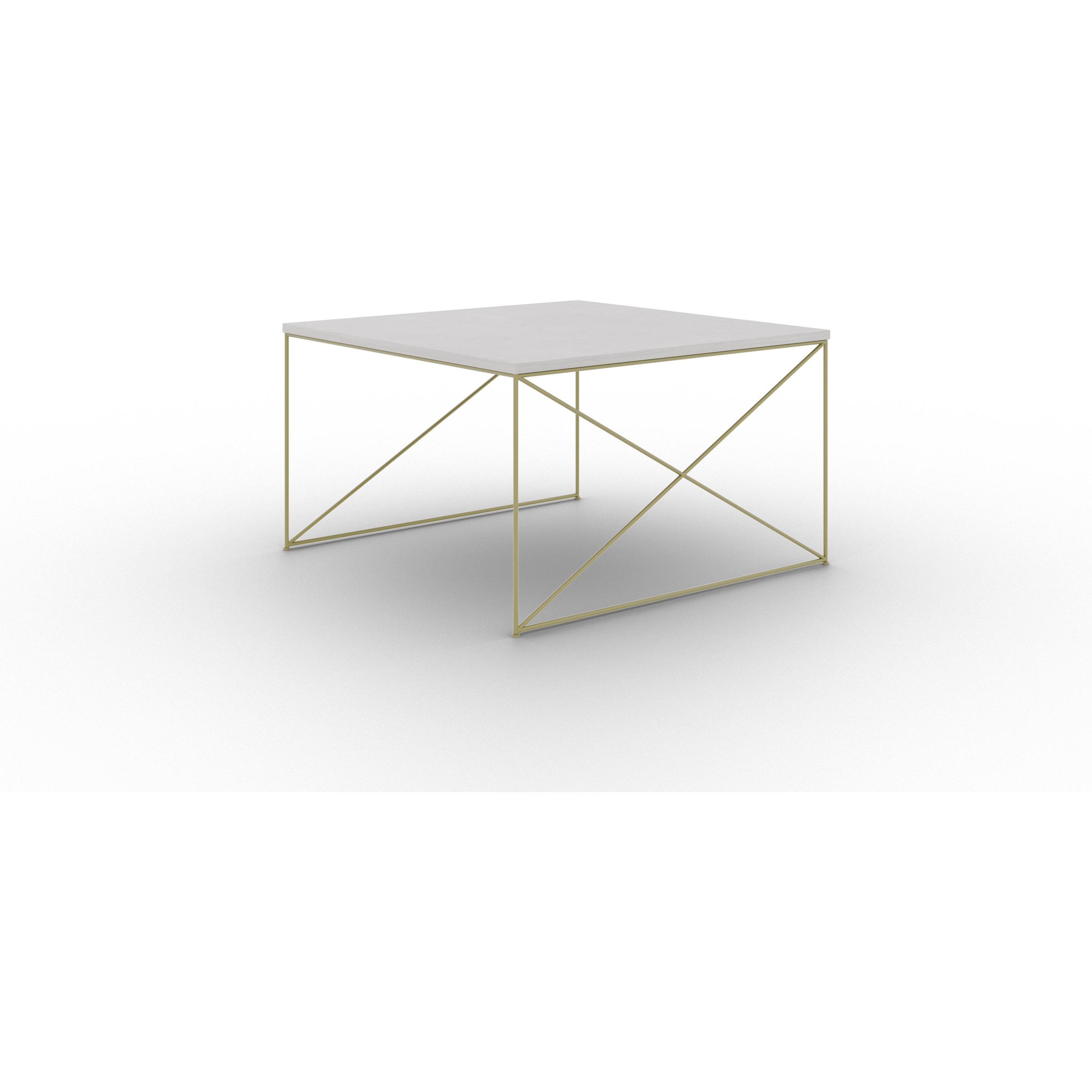 ADRK Furniture, Couchtisch + Beistelltisch, Nelia (75 x 75 x 43 cm)