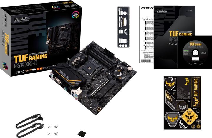 Actual product image ASUS TUF Gaming B550M-E (AM4, AMD B550, mATX)