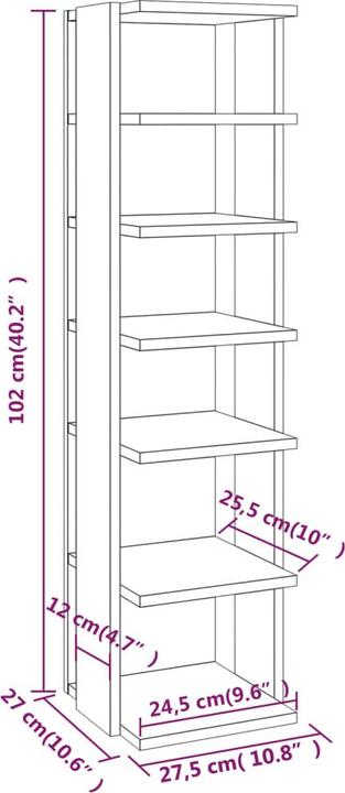 Produktbild VidaXL Rosie (27.5 x 27 x 102 cm)