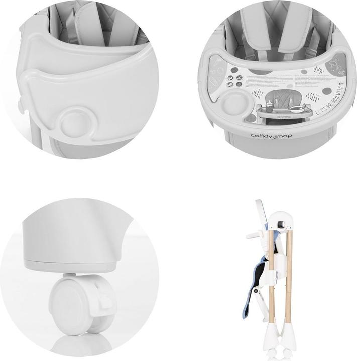 Actual product image Chipolino Kinderhochstuhl Candy Shop (Highchair)