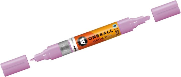 Actual product image Molotow Marqueur pour Maquettes - One4All Twin - Acrylique Lilas Pastel - 1,5/4mm - -201 - 15 cm (lilac pastel, 4 mm, 1 x)