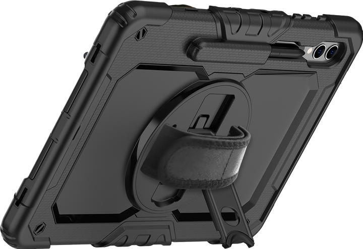 Produktbild Cazy Stossfest Hülle Kompatibel mit Samsung Galaxy Tab S9+ / S9 FE+ - Schutz Fallfest Hülle - mit Drehbar (Samsung Galaxy Tab S10+, Samsung Galaxy Tab S9 FE+, Samsung Galaxy Tab S9+)