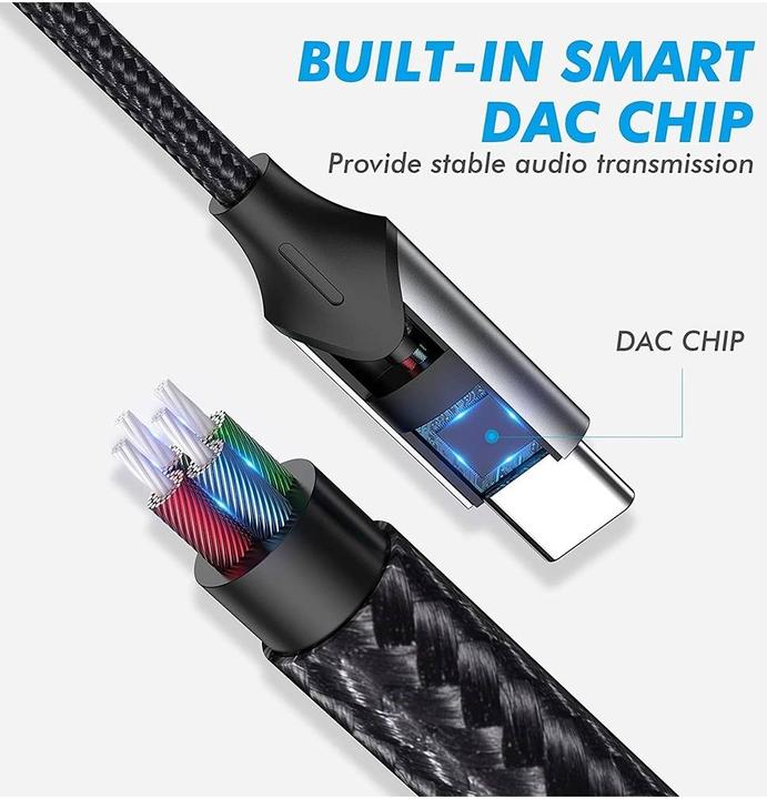 Image du produit Vention USB C — jack 3,5 mm (0.10 m, Câble AUX)