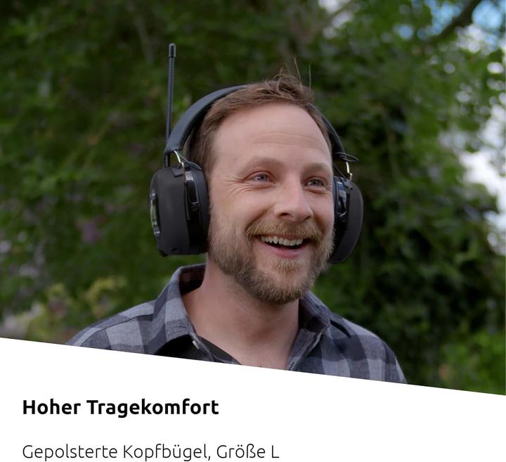 Image du produit TechniSat STEREOMAN DAB+ OD noir / écouteurs sans fil / IPX4 / microphone / BT 4.2 / écran LCD (Sans fil)